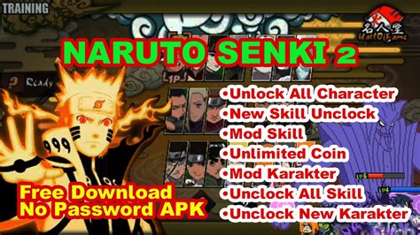 Naruto Senki Shippuden 2 Mod Unlimited Coin Unlock All Hero Unlock