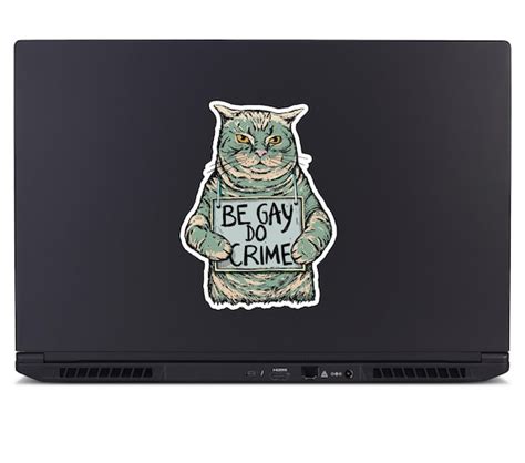 Be Gay Do Crime Sticker Lgbtq Pride Queer Leftist Gay Etsy