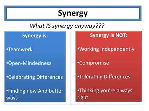 PPT - Synergy PowerPoint Presentation, free download - ID:1104133 