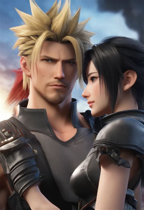 Cloud Strife Und Tifa Lockheart Final Fantasy Remake Uhd