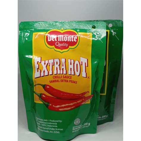 Jual Delmonte Saus Sambal Gr Pouch Saos Sambal Delmonte Extra Hot Shopee Indonesia