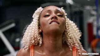 Ebony Mimi Curvaceous Rides The Hard White Dick In The Gym Porn