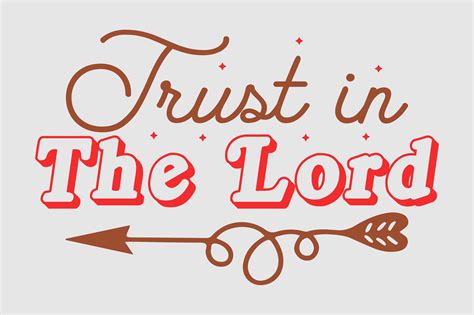 Trust in the Lord Graphic by Lazy Craft · Creative Fabrica