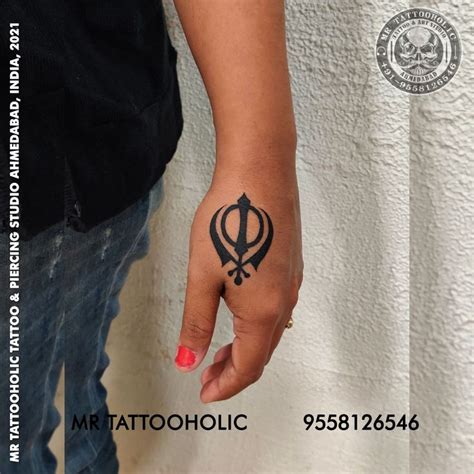 #kandatattoo #khanda #khalsa #sikh #faith #ekomkar #singh #13 #symbols #handtattoos | Tattoos ...