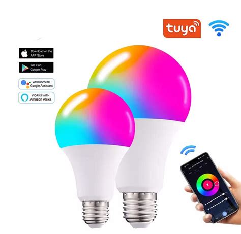 Sg Stocks Tuya Led E W W Smart Wifi Bulb Rgb W Dimmable