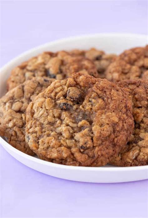 Chewy Oatmeal Raisin Cookies Sweetest Menu