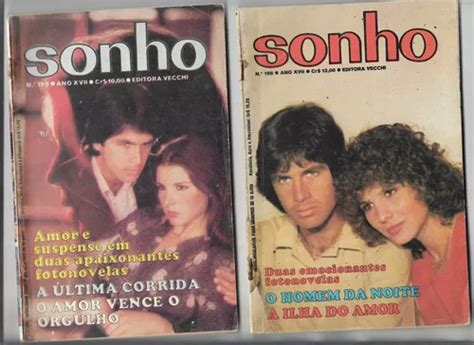 Lote 02 Revistas De Fotonovelas Sonho Nº 195 E 198 A Última Corrida O Homem Da Noite Ed