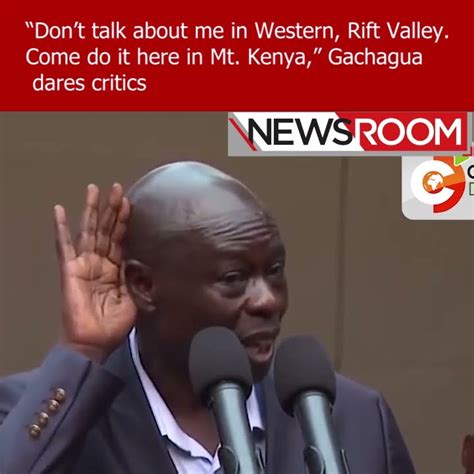 Listen To Dp Gachagua S Speech Today After Ruto Warned Him To Stop