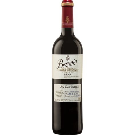 Comprar Vino Tinto Tempranillo Ecol Gico Doca Rioja Botella Cl