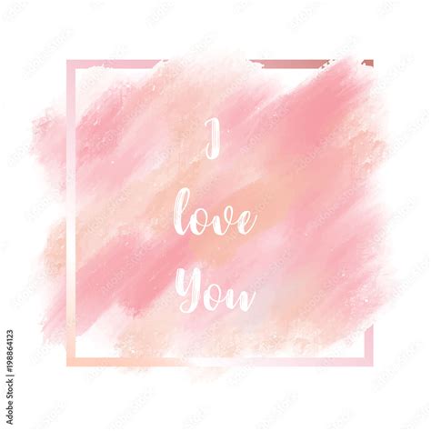 Light Pink Nude Pastel Background With Square Frame Stock Vector Adobe Stock