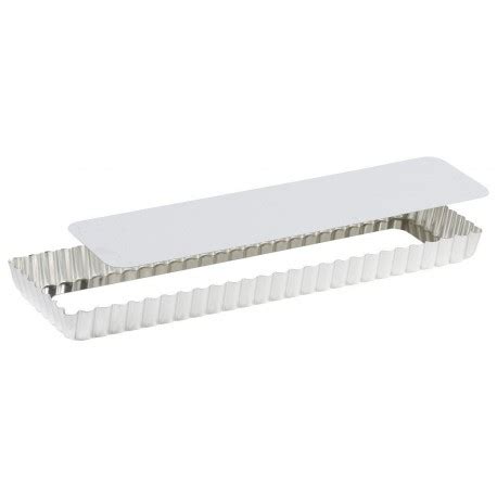 Moule Tarte Rectangle Fer Blanc Fond Amovible X Cm Gobel Maspatule