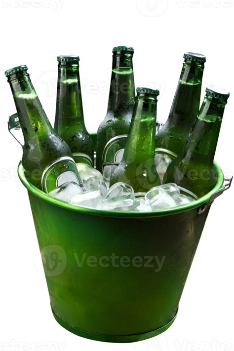 Ice Cold Beer Bucket Long Neck 21217485 Png