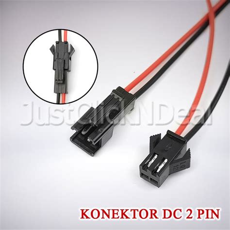 Jual El Konektor Socket Terminal Pin Kabel Dc Awg Elektronik Male