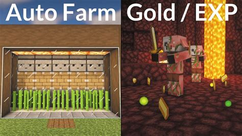 Minecraft 5 Simple Starter Farms Youtube