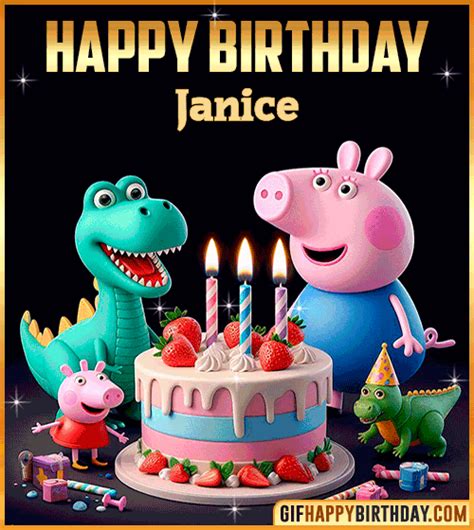 Happy Birthday Janice GIF Images