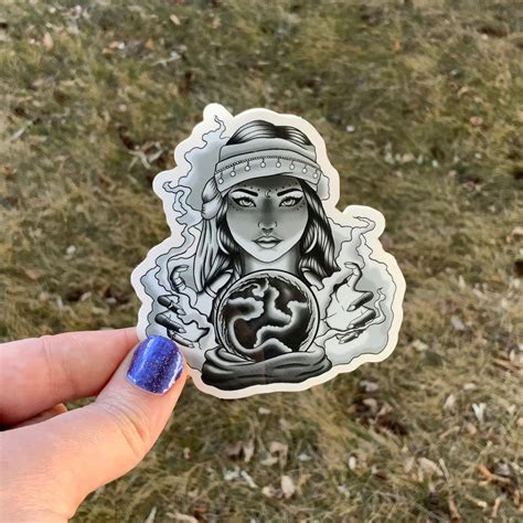 Fortune Teller Sticker Waterproof Etsy