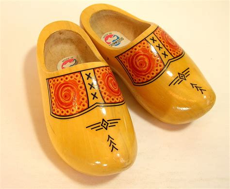 Vintage Dutch Clogs Shoes