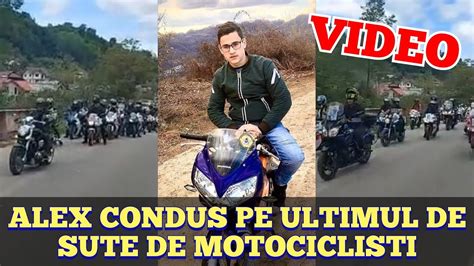 Sute De Motociclisti La Inmormantarea Lui Alex Tanarul De 19 Ani A