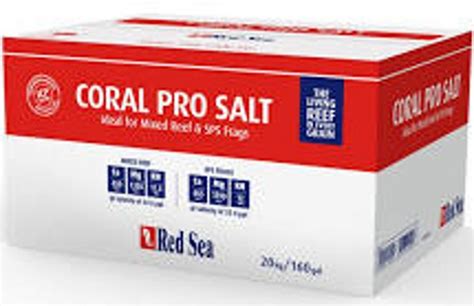 Red Sea Coral Pro Salt 20kg Box The Waterzoo Tropical Fish Marine