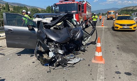 Tokat Niksar Yolunda Feci Kaza 1 Ölü 1 Yaralı YEREL Niksar