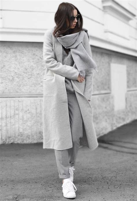 С чем носить серое пальто: 17 ярких идей | Trendy-U