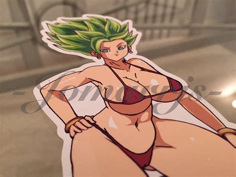 Dragon Ball Z Anime Kefla Bikini Sun Fun Sticker Decal Vinyl DBZ