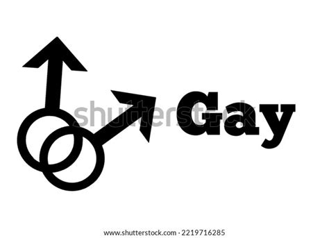 Gay Sexual Orientation Icon Symbol Silhouette Stock Illustration Shutterstock
