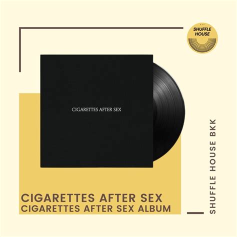 สงฟร Cigarettes After Sex Vinyl แผนเสยง แผนไวนล แผนใหมซล Shopee Thailand
