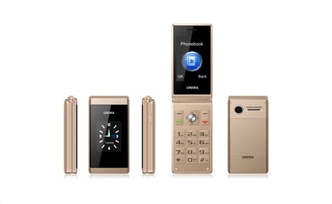 UNIWA X28 мобильный телефон с откидной крышкой GSM Большой кнопочный ...