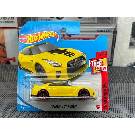 Hot Wheels Nissan Skyline Gt R R Then And Now Yellow Short Card B Shopee Malaysia