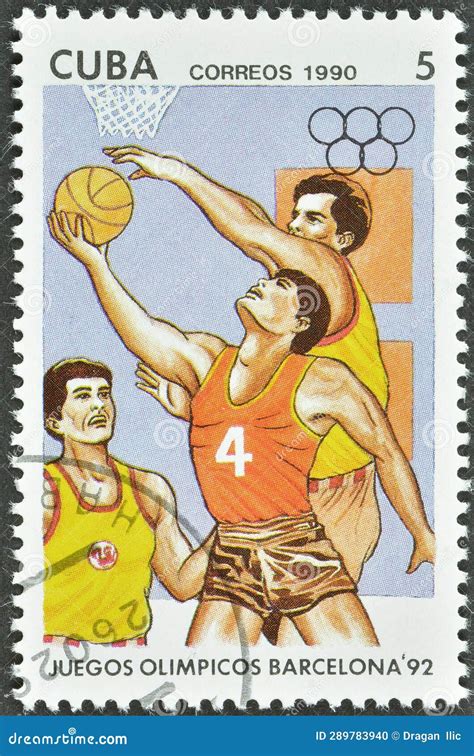 Basketball Summer Olympic Games 1992 Barcelona Editorial Image