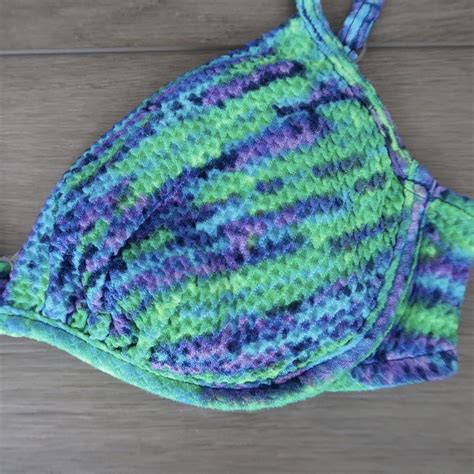 Vintage Citrus Bikini Top Size Medium Like New Depop