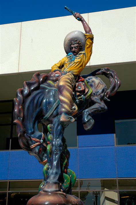 Vaquero Luis Jimenez Sculpture At The El Paso Museum Of Ar Flickr