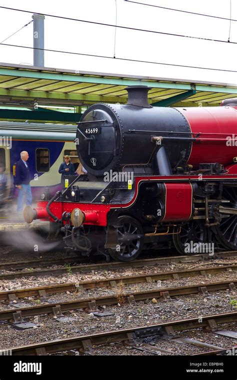 LMS Jubilee Class 45699 Galatea at Carlisle Railway Station, Carlisle ...