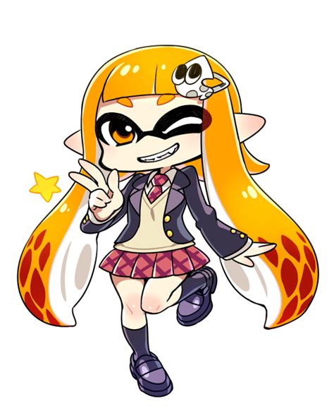 Chibi Inkling Girl Splatoon Know Your Meme