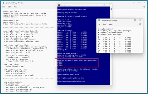 Pytorch Accuracy By Class Set Wise Demo James D Mccaffrey