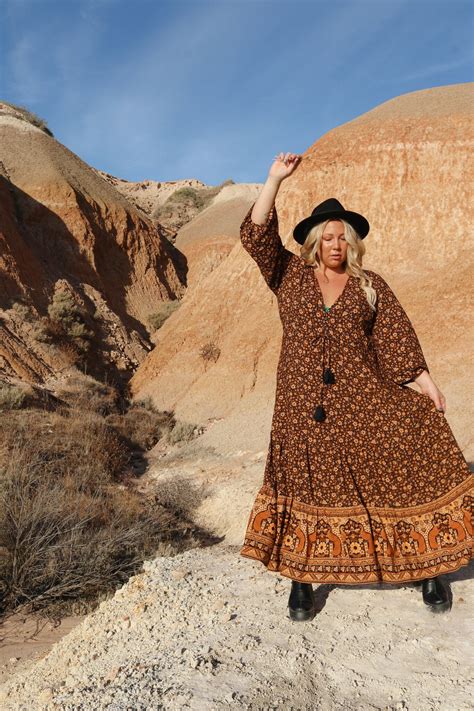 DRESS HS P DIXIE MAXI HONEY GLOW Naked Gypsy