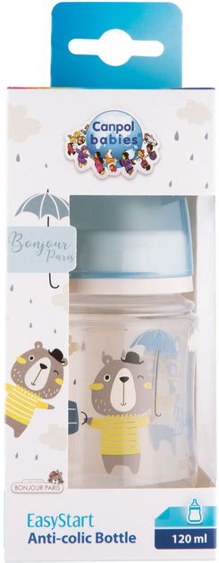Бутылка антиколиковая Canpol Babies Bonjour Paris с широким отверстием ...