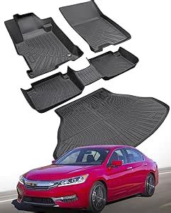 Amazon All Weather Floor Mats Cargo Liner For Honda Accord 2013