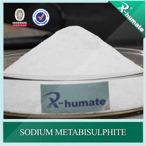 Food Grade 97 Min Sodium Metabisulphite Factory Price China Sodium