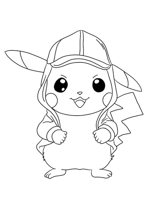 Disegni Pikachu Da Colorare Stampa Gratis