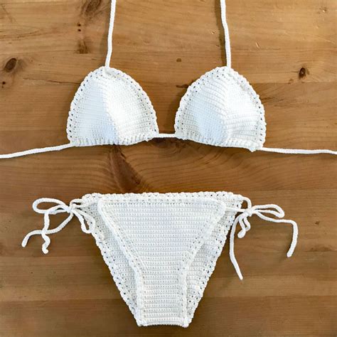 Crochet Bikini Pattern Brazilian Cut Boho Crochet Bikinis Etsy