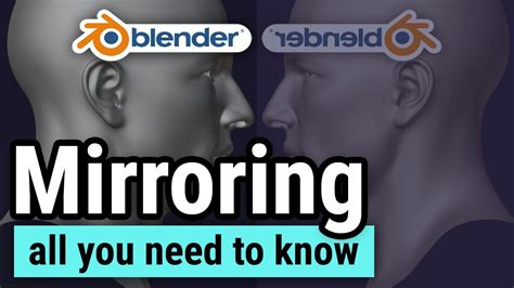 Blender Basics Mirroring The Mirror Modifier Tutorial Youtube