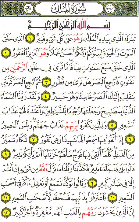 Surah Al Mulk 1 30 Hot Sex Picture