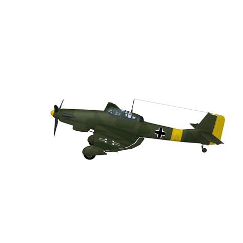 Ww2 German Aircraft 3d Model Cgtrader