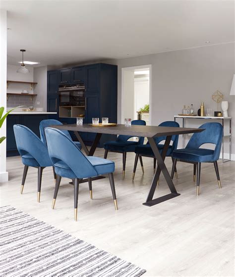 Blue Velvet Dining Room Chairs Blue Velvet Dining Room Chairs Velvet