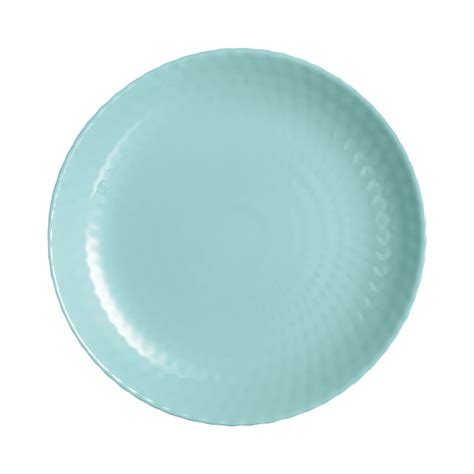 Assiette Plate Pampille Turquoise En Opale L Incroyable