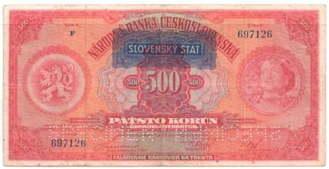 Billete Korun Eslovaquia Foronum