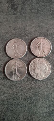 Lot Pi Ces De Monnaie Fran Aises Argent Ebay