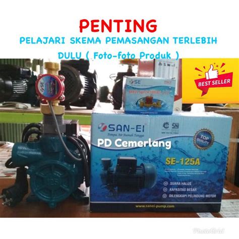 Jual Pompa Air Pendorong Booster Pump San Ei Pendorong Air Toren